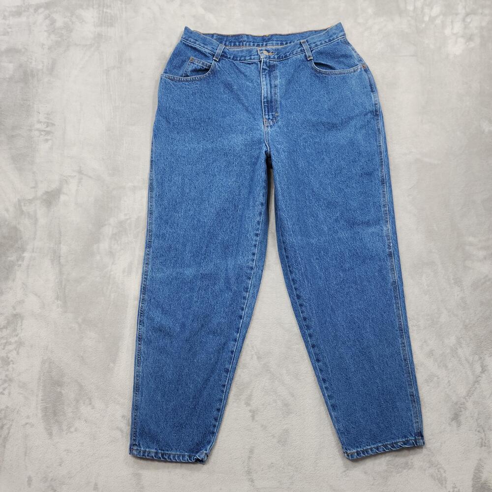 Vintage Gitano Jeans Womens 20W SHORT Blue High Rise Mom Relaxed Tapered Denim